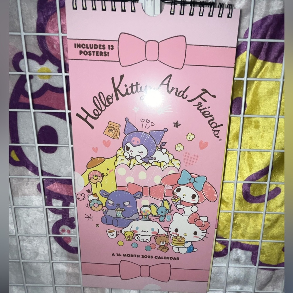 Hello Kitty and Friends 2025 Calendar NWT NEW